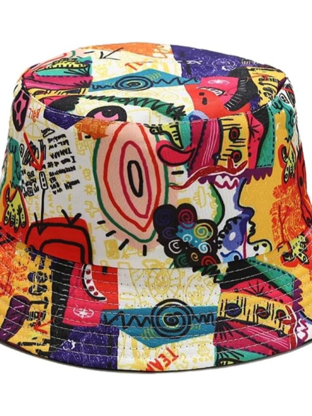 Bucket Hat for Men Women,Packable Reversible Printed Sun Hats,Fisherman Outdoor